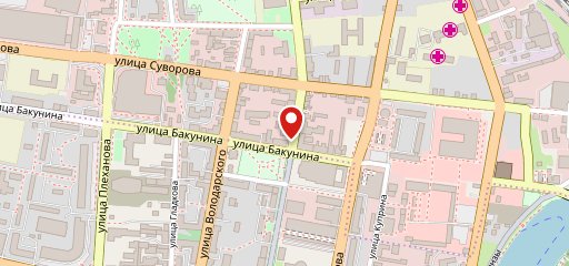 Адмирал, развлекательный центр на карте