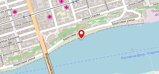 Адмиральский Причал на карте