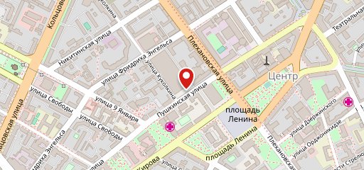 Столовая на карте