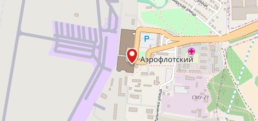 Аэробар на карте