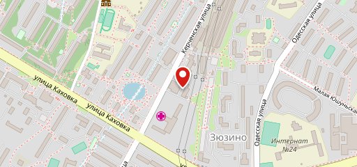 Академическое на карте