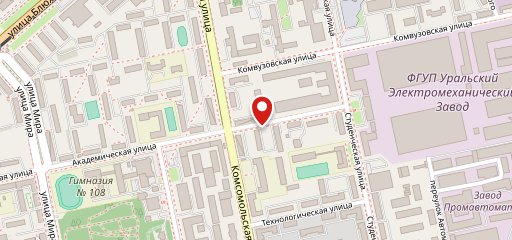 Академический на карте