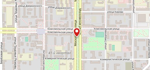Аквариум на карте