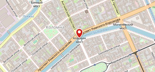Аларчин мост на карте