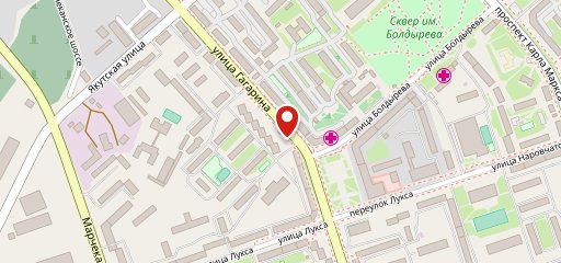Александра на карте