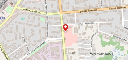 Александровский хлеб на карте