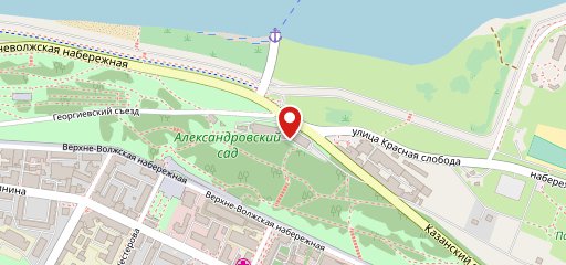 Александровский сад на карте