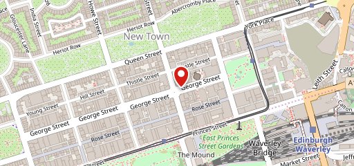 All Bar One George St Edinburgh на карте