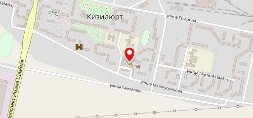 Аллея на карте