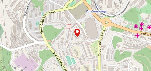 Аллея на карте