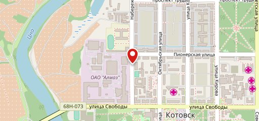 Алмаз столовая на карте