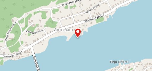 Озеро на карте
