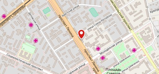 Столовая на карте
