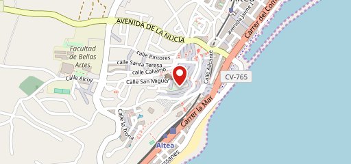 Altea на карте