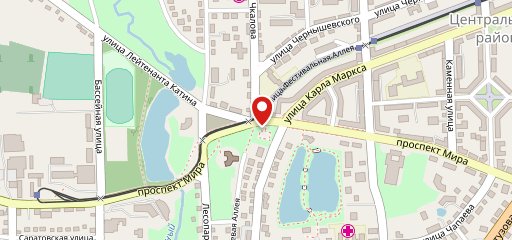 Амалиенау на карте