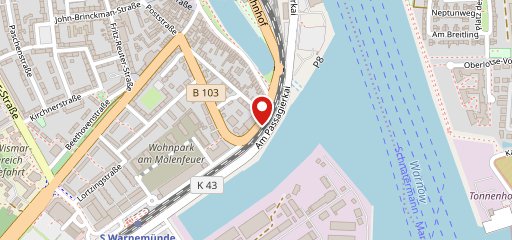 Ostseebowling Warnemünde Rostock на карте