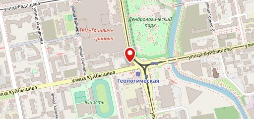 Американка на карте