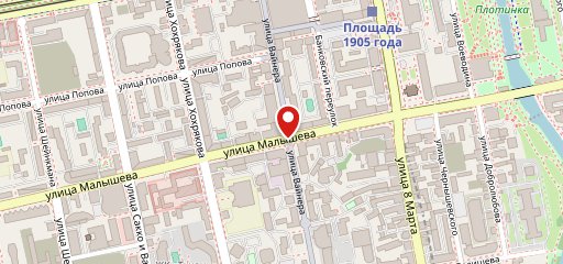 Американка на карте
