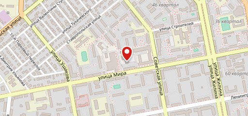 Американка на карте