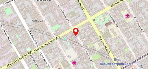 Американская закусочная на карте