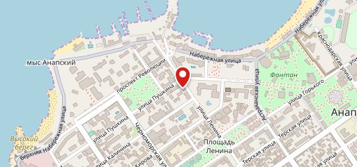 Анапа на карте