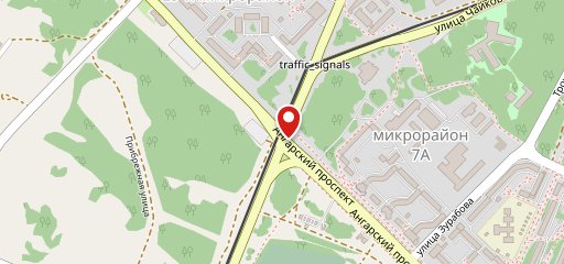 Ангара на карте