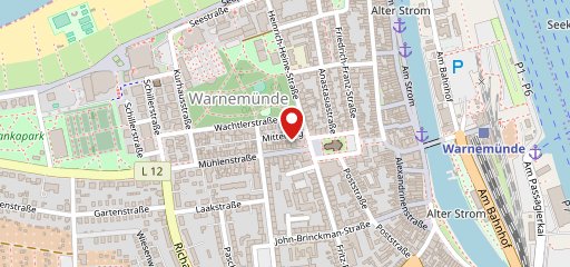 "Ankerplatz" am Bahnhof Warnemünde на карте