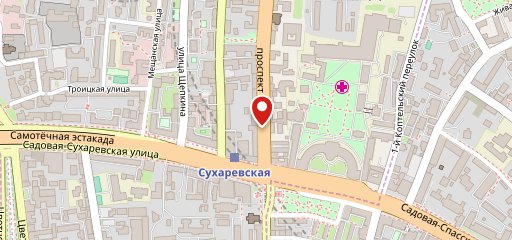 Антикафе Сухарева башня на карте