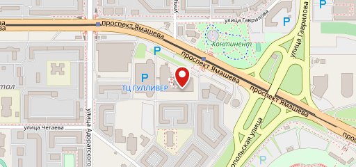 Аппетитный круассанчик на карте