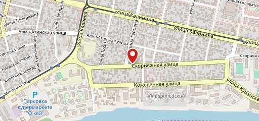 Аква на карте