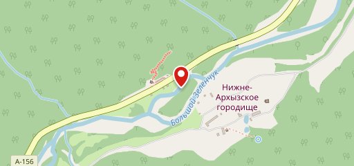 Архызская Долина на карте