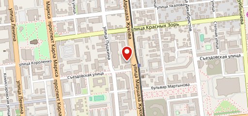Артель на карте
