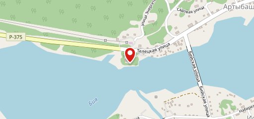 Артыбаш на карте
