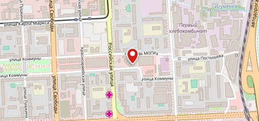 Астория на карте