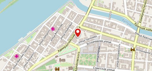 Астрахань на карте