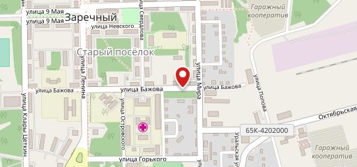 Атомная Прачечная на карте
