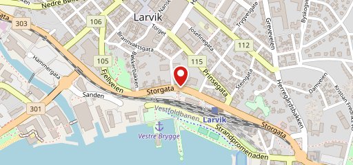 Attrå на карте