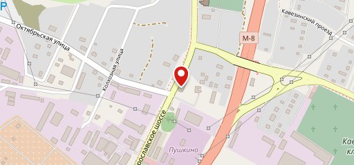Авеню на карте