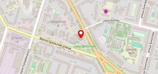 Аврора, кафе на карте