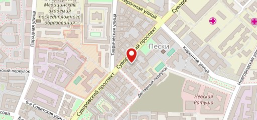 Аврора на карте