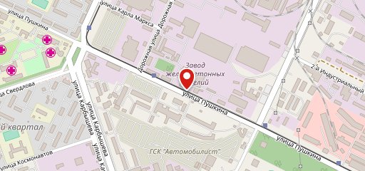 Рабочее на карте
