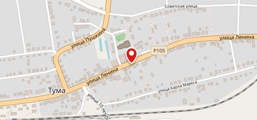 Автолавка Тумского хлебозавода на карте