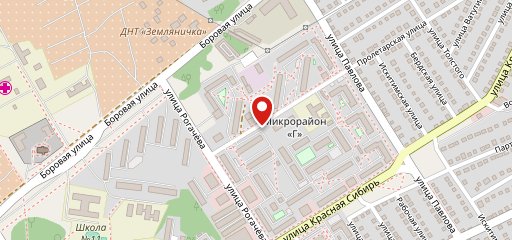Бородинская на карте