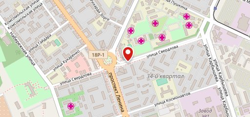 Азалия на карте