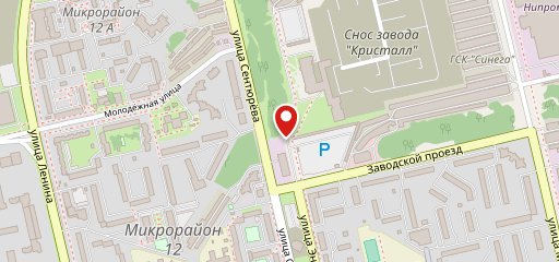 Кристалл на карте
