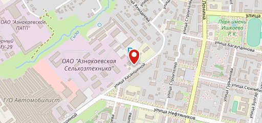 Азнакай на карте