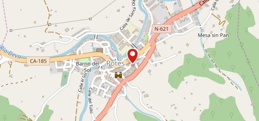 Restaurante El Azor Azul на карте