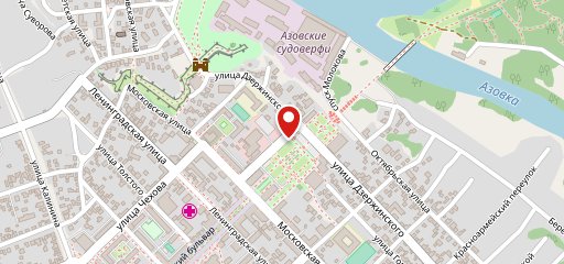 Магазин Азовский хлеб на карте