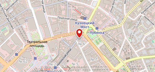Б лаунж Moscow на карте