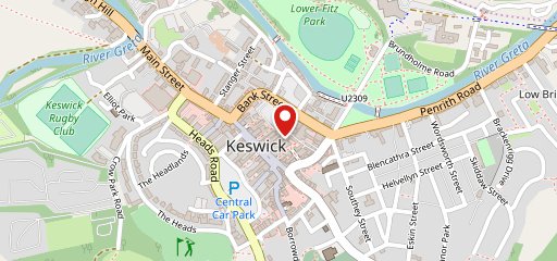 The Back Bar, Keswick на карте